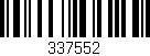 Código de barras (EAN, GTIN, SKU, ISBN): '337552'