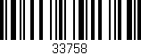 Código de barras (EAN, GTIN, SKU, ISBN): '33758'