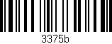 Código de barras (EAN, GTIN, SKU, ISBN): '3375b'
