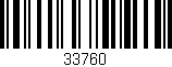 Código de barras (EAN, GTIN, SKU, ISBN): '33760'
