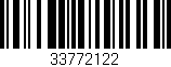 Código de barras (EAN, GTIN, SKU, ISBN): '33772122'