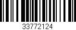 Código de barras (EAN, GTIN, SKU, ISBN): '33772124'