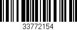 Código de barras (EAN, GTIN, SKU, ISBN): '33772154'