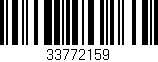 Código de barras (EAN, GTIN, SKU, ISBN): '33772159'