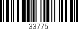 Código de barras (EAN, GTIN, SKU, ISBN): '33775'