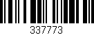 Código de barras (EAN, GTIN, SKU, ISBN): '337773'