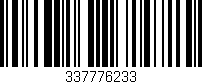 Código de barras (EAN, GTIN, SKU, ISBN): '337776233'