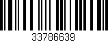 Código de barras (EAN, GTIN, SKU, ISBN): '33786639'