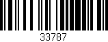 Código de barras (EAN, GTIN, SKU, ISBN): '33787'
