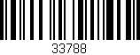 Código de barras (EAN, GTIN, SKU, ISBN): '33788'