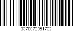 Código de barras (EAN, GTIN, SKU, ISBN): '3378872051732'