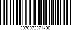 Código de barras (EAN, GTIN, SKU, ISBN): '3378872071488'
