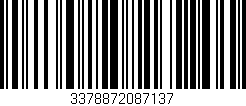 Código de barras (EAN, GTIN, SKU, ISBN): '3378872087137'