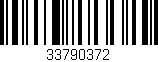Código de barras (EAN, GTIN, SKU, ISBN): '33790372'