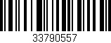 Código de barras (EAN, GTIN, SKU, ISBN): '33790557'