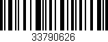 Código de barras (EAN, GTIN, SKU, ISBN): '33790626'