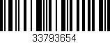 Código de barras (EAN, GTIN, SKU, ISBN): '33793654'