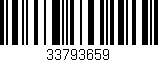Código de barras (EAN, GTIN, SKU, ISBN): '33793659'