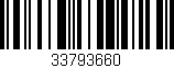 Código de barras (EAN, GTIN, SKU, ISBN): '33793660'