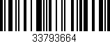 Código de barras (EAN, GTIN, SKU, ISBN): '33793664'