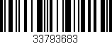 Código de barras (EAN, GTIN, SKU, ISBN): '33793683'