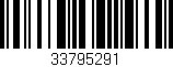Código de barras (EAN, GTIN, SKU, ISBN): '33795291'