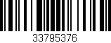 Código de barras (EAN, GTIN, SKU, ISBN): '33795376'