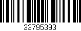 Código de barras (EAN, GTIN, SKU, ISBN): '33795393'