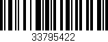 Código de barras (EAN, GTIN, SKU, ISBN): '33795422'