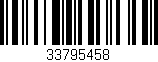 Código de barras (EAN, GTIN, SKU, ISBN): '33795458'