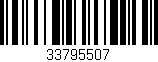 Código de barras (EAN, GTIN, SKU, ISBN): '33795507'