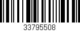 Código de barras (EAN, GTIN, SKU, ISBN): '33795508'