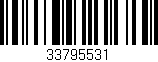 Código de barras (EAN, GTIN, SKU, ISBN): '33795531'