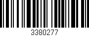 Código de barras (EAN, GTIN, SKU, ISBN): '3380277'