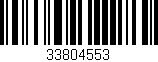 Código de barras (EAN, GTIN, SKU, ISBN): '33804553'