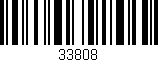 Código de barras (EAN, GTIN, SKU, ISBN): '33808'