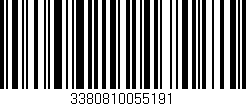Código de barras (EAN, GTIN, SKU, ISBN): '3380810055191'