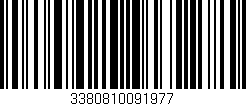 Código de barras (EAN, GTIN, SKU, ISBN): '3380810091977'