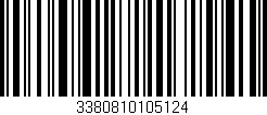 Código de barras (EAN, GTIN, SKU, ISBN): '3380810105124'