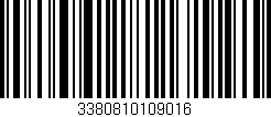 Código de barras (EAN, GTIN, SKU, ISBN): '3380810109016'