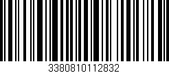 Código de barras (EAN, GTIN, SKU, ISBN): '3380810112832'