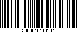 Código de barras (EAN, GTIN, SKU, ISBN): '3380810113204'