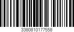 Código de barras (EAN, GTIN, SKU, ISBN): '3380810177558'