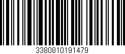 Código de barras (EAN, GTIN, SKU, ISBN): '3380810191479'