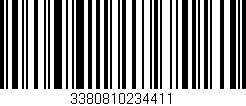 Código de barras (EAN, GTIN, SKU, ISBN): '3380810234411'