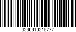 Código de barras (EAN, GTIN, SKU, ISBN): '3380810318777'