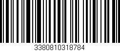 Código de barras (EAN, GTIN, SKU, ISBN): '3380810318784'
