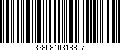 Código de barras (EAN, GTIN, SKU, ISBN): '3380810318807'