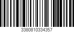 Código de barras (EAN, GTIN, SKU, ISBN): '3380810334357'