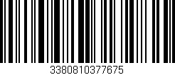 Código de barras (EAN, GTIN, SKU, ISBN): '3380810377675'